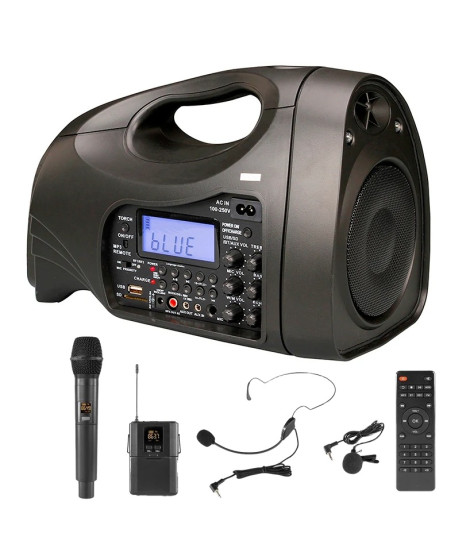 MKS-65PLAY Système amplifié portable UHF avec micros