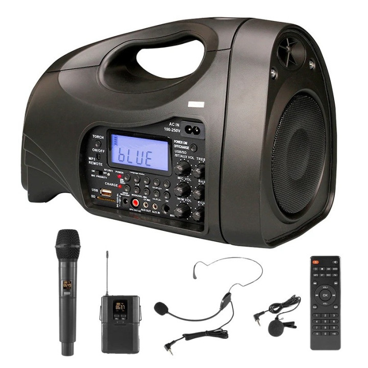 MKS-65PLAY  Système amplifié portable UHF  avec micros