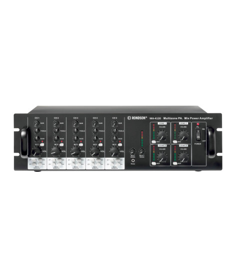 MA-4120 Amplificateur 4 zones 4x120 Watts 100 V