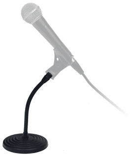 TRT MTFX Pied de micro de table embase lourde avec flexible