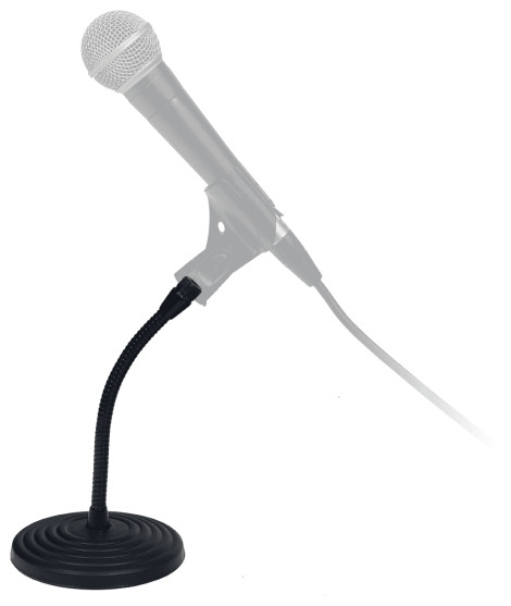 TRT MTFX Pied de micro de table embase lourde avec flexible