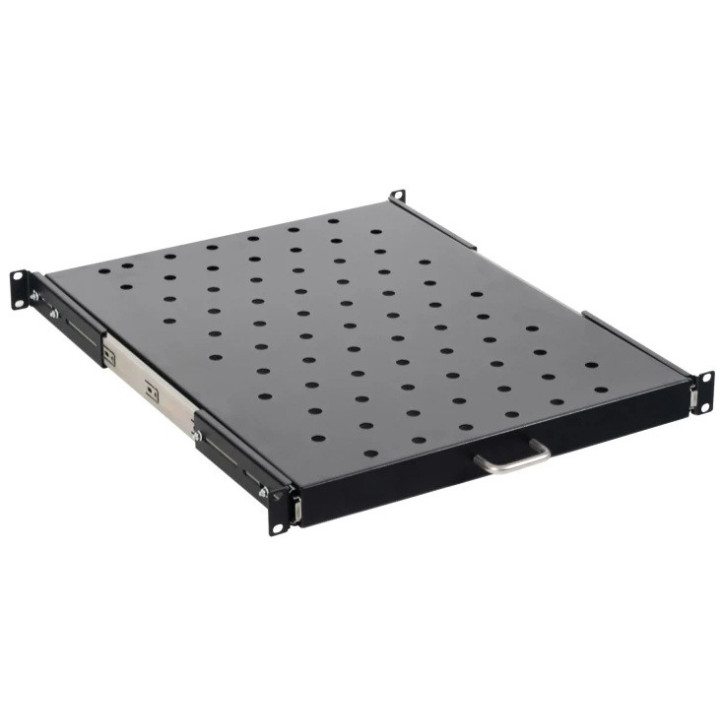 FRP-44D Plateau métallique sur rail pour rack 19" 1 U