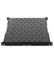 FRP-44D Plateau métallique sur rail pour rack 19" 1 U