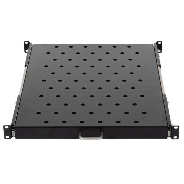 FRP-44D Plateau métallique sur rail pour rack 19" 1 U