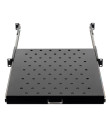 FRP-44D Plateau métallique sur rail pour rack 19" 1 U