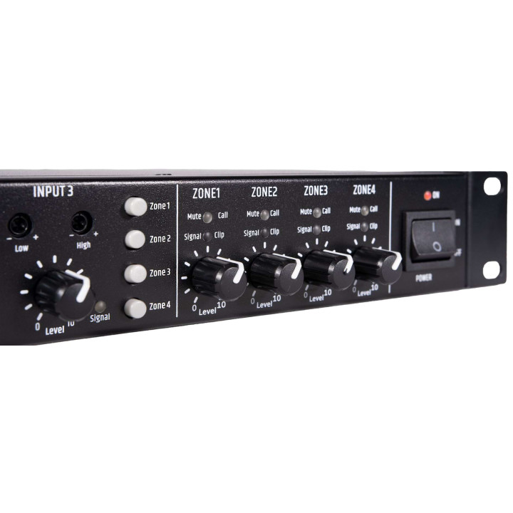 MX-404 Préamplificateur mélangeur 4 canaux