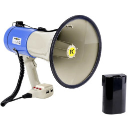 MKS-65BAT  Mégaphone 65 watts avec batterie Lithium