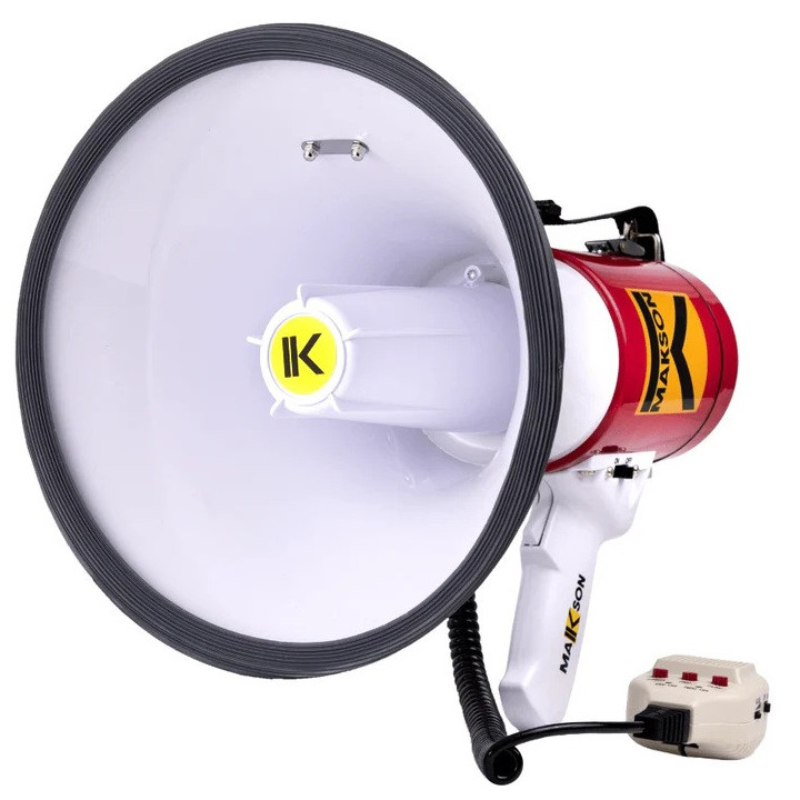 MKS-50 Mégaphone 50 watts avec sirène et micro