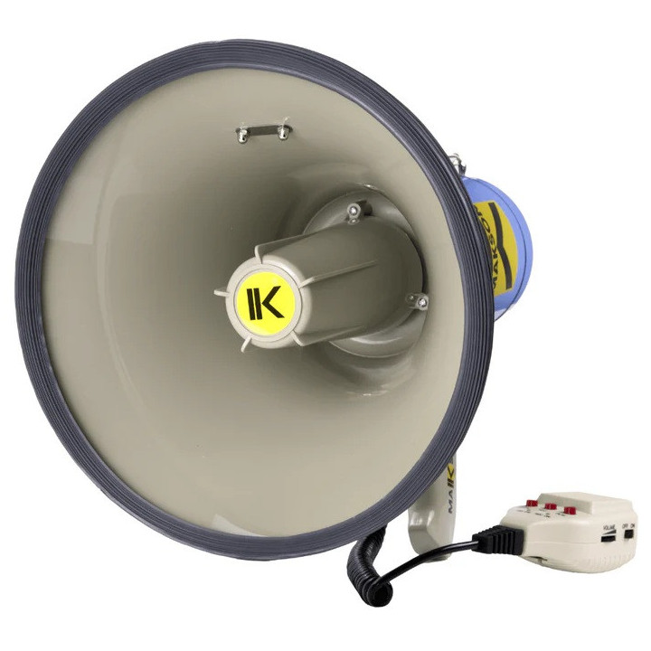 MKS-60B Mégaphone 65 watts avec sirène et micro