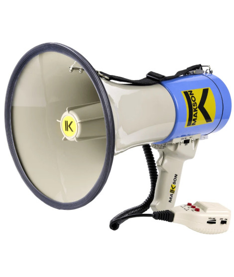 MKS-60B Mégaphone 65 watts avec sirène et micro