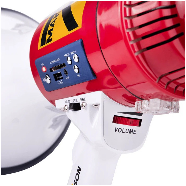 MKS-60 Mégaphone 25 watts avec sirène et micro