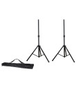 RS-505-2 Paire de pieds d'enceinte télescopique charge max 50 kg