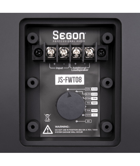 JS-FWT08N  Enceinte compacte  150 - 75  Watts  100 V
