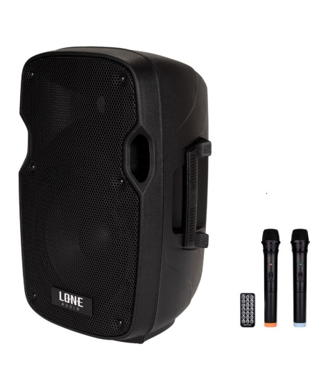 LA-08A Enceinte amplifiée 120 Watts avec 2 Micros UHF