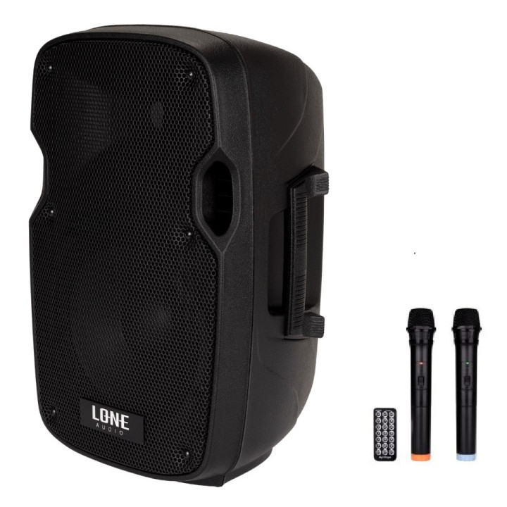 LA-08A  Enceinte amplifiée 120 Watts avec 2 Micros UHF