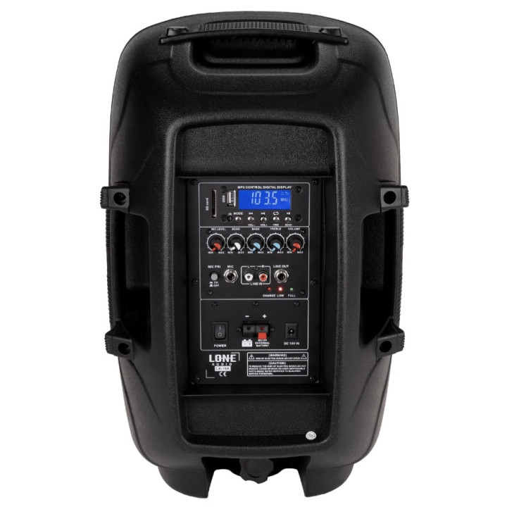 LA-10A  Enceinte amplifiee 160 Watts avec 2 Micros UHF
