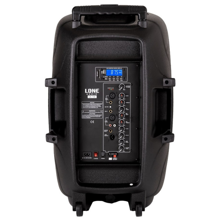 LA-15A  Enceinte amplifiee 480 Watts avec 2 Micros UHF