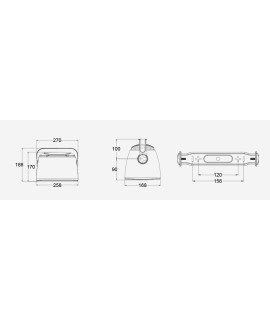 ONDE540B Enceinte murale 20-10-5 Watts 100 V