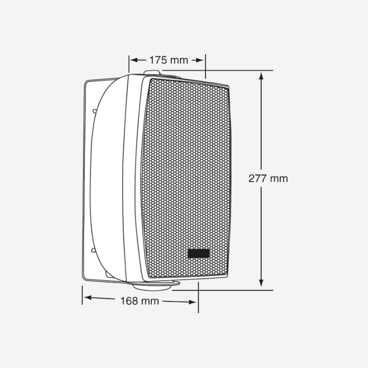 EHP410W  Enceinte murale 20- 10-5 Watts  100 V