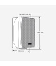 EHP520B Enceinte murale 40-20-10 Watts 100 V