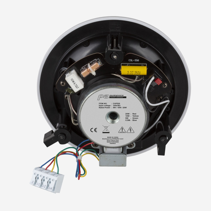 CHP520 Plafonnier 2 voies 20-10-5  Watts  100 V