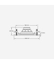 CHP610 Plafonnier 2 voies 10-5 Watts 100 V
