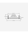 CHP620 Plafonnier 2 voies 20-10 Watts 100 V