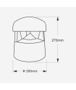 PARK30-8019 Enceinte borne extérieure 30-15 Watts 100 V
