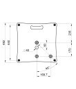 Stick-SW Pied pour enceinte avec embase lourde carrée