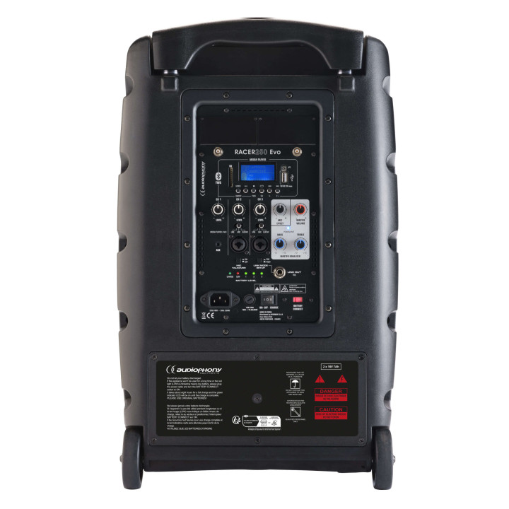 RACER250 Evo    Enceinte portable amplifiée 250 Watts