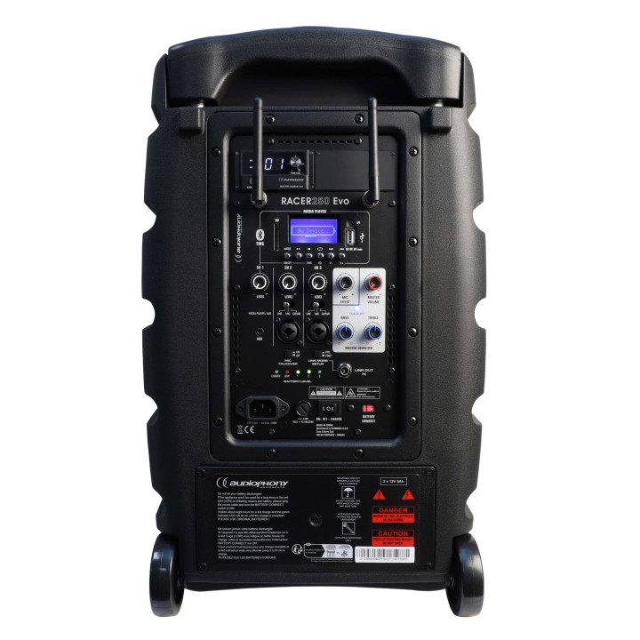RACER250 Evo    Enceinte portable amplifiée 250 Watts