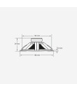 CHP506 Plafonnier 6-3 Watts 100 V