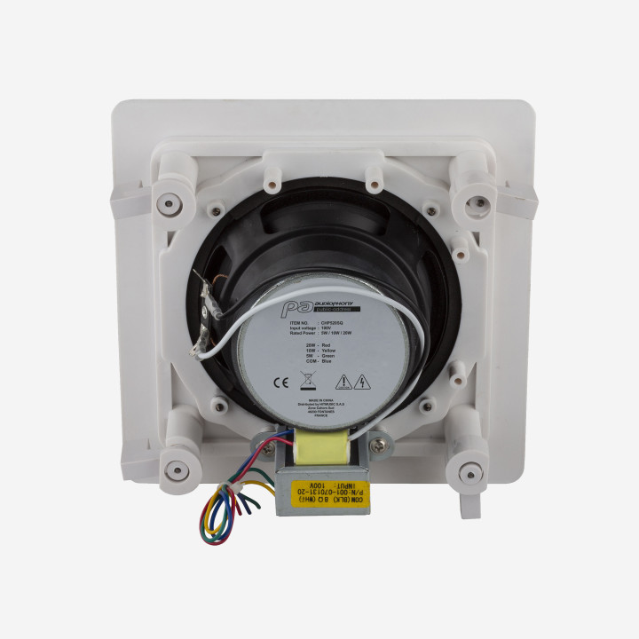 CHP520SQ  Plafonnier 2 voies  20-10  Watts  100 V