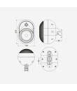 JAVA530w Paire d'enceintes murales 30 Watts 100 V