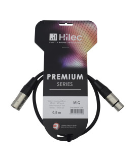 CLPRO-XMXF/0.5 Câble microphone XLR femelle XLR Mâle 0.5 m