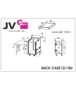 RACK CASE 10/18U Rack-case régie 19"