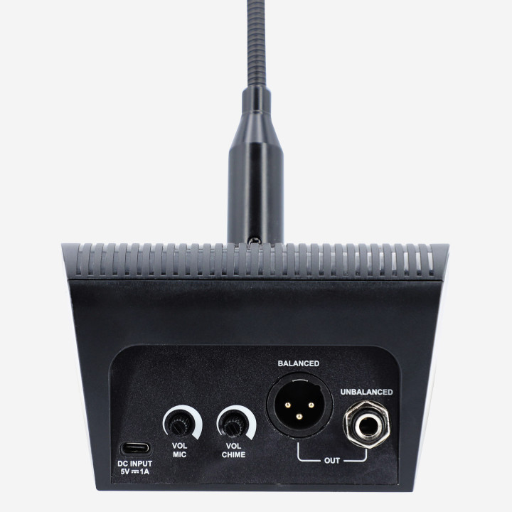 MIC-DESKevo   Microphone pupitre de table  électret carillon