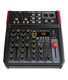 LIVE-6 Mini Mixage 6 entrées 4 canaux