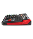 LIVE-6 Mini Mixage 6 entrées 4 canaux