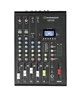 MPX6 Mixeur 6 canaux effets et lecteur USB SD BT