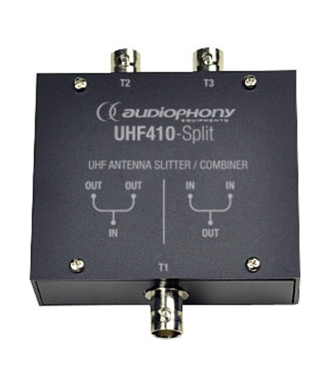 UHF410-Split Splitter 2 en 1 IN/OUT avec connecteur BNC