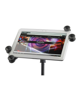 MEDIA2 Support pour tablette à fixer sur pied de micro