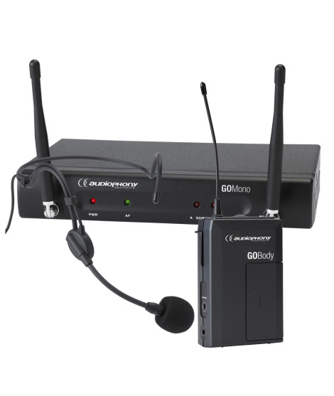 PACK GO-Head-F6 Microphone Serre tête UHF sans fil