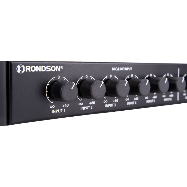 JS-PP62 Préamplificateur mélangeur 8 entrées Mic/ Ligne