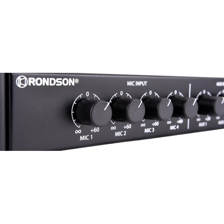 JS-PP43 Préamplificateur mélangeur 7 entrées Mic/ Ligne