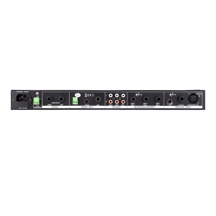 JS-PP43 Préamplificateur mélangeur 7 entrées Mic/ Ligne