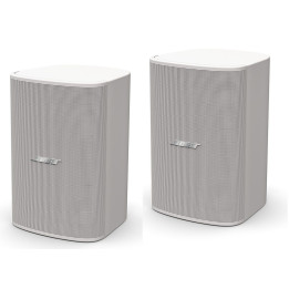 DesignMax DM5SE Blanc  Paire d'enceintes 50 watts 100 V