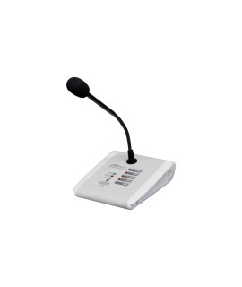 RM-400 Microphone pupitre 4 Zones pour MA 406 et MA 412