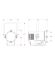 BTI-THEATRE 6C20 Projecteur Fresnel LED 400 W IP 65