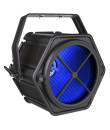BT-RETRO Projecteur flood rétro avec réflecteur doré, LEDs RGB